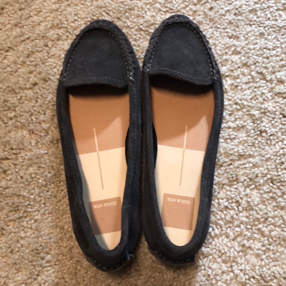 Dolce Vita Grey Poppy loafers Sz 6.5